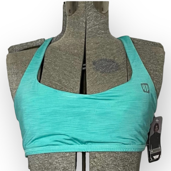 Eleven by Venus Blue-Green Perfect Set Racerback Bra with Removable Padding Sz M - Picture 1 of 14